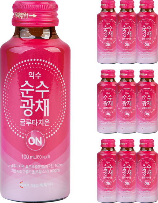 익수제약 순수광채 글루타치온 콜라겐, 10개, 100ml