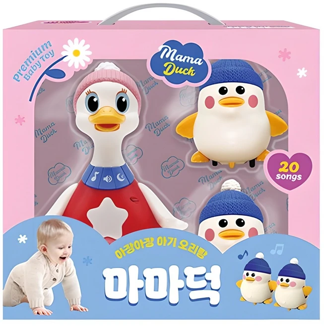 아장아장 아기 오리랑 마마덕, 혼합색상, 1개 - 쿠팡