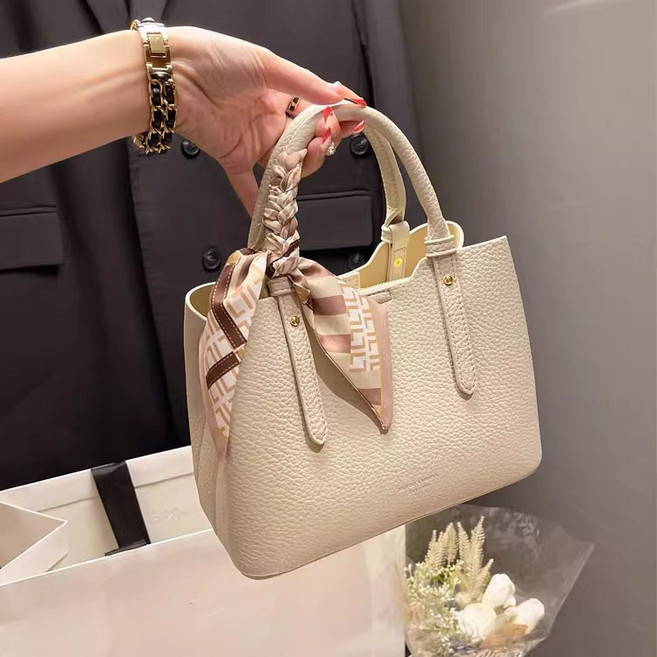 부드러운 소가죽 버킷백 여성 숄더백 핸드백