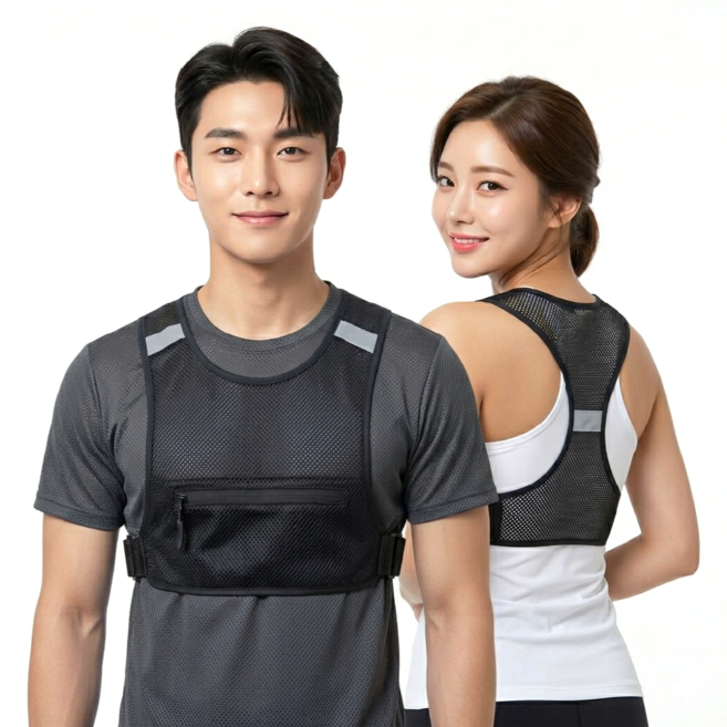 초경량 러닝 조끼 남녀공용 트레일 조깅 베스트
