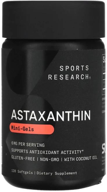 스포츠리서치 아스타크산틴 6mg 소프트젤, 120정, 1개 - 쿠팡