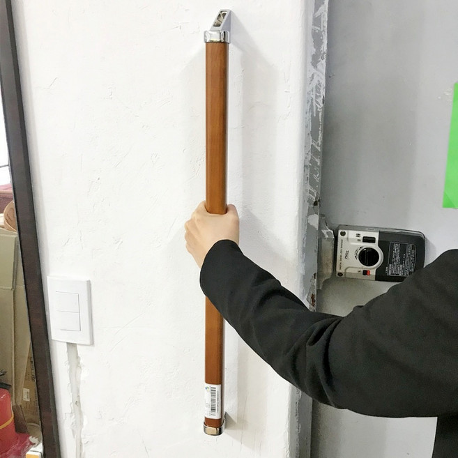 세비앙 원목 안전손잡이 9종 난간대 관절 계단안전바 L자손잡이 관절형 벽부형핸드레일 노인 장기요양 복지용구 실버용품 요양등급 어르신용품, 1개, CL600