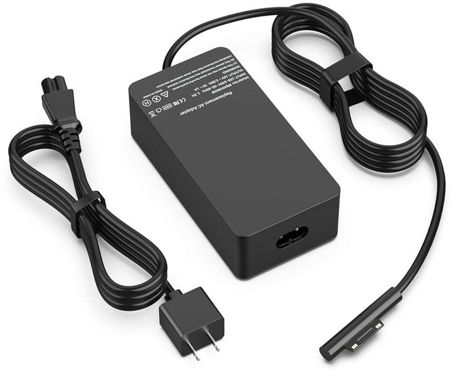44W Charger Compatible with Microsoft Surface Pro 7 6 5 4 3 Laptop 3 2 1 Go Book 15V 2.58A Pow, 44W Charger Compatible with Mi