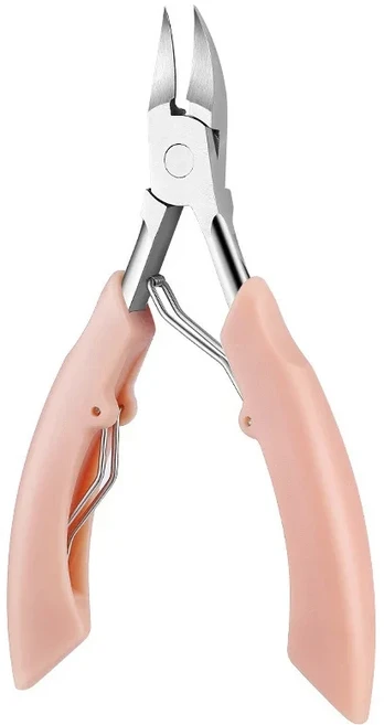 스테인레스 스틸 큐티클 트리머 손톱용 전문 네일 니퍼 리무버 각질 제거 발톱 각질 제거 신제품, 07 Pink