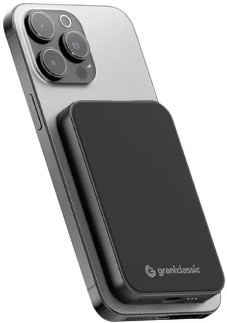 granicclassic 20W Qi2 磁吸固態行動電源 10000mAh 多重安規認證 可上飛機, 黑色, 2507-PA13