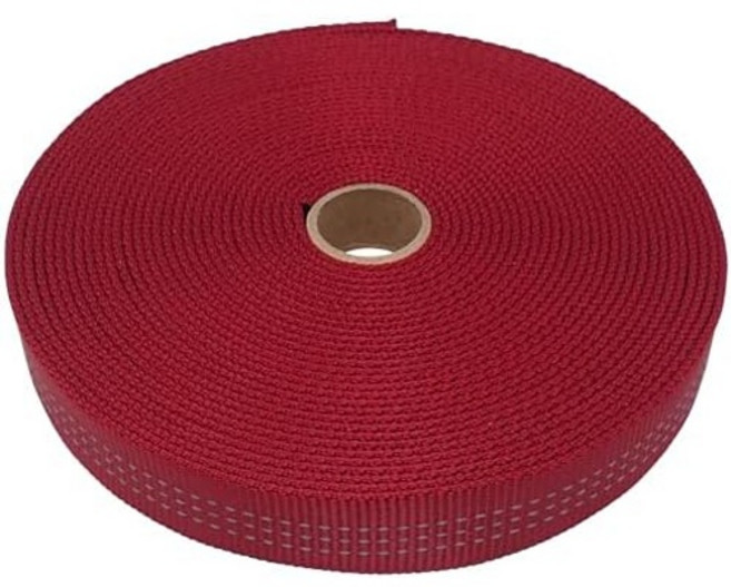 GM 클라이밍 1인치 나일론 튜브 웨빙 테이프 CE UIAA 인증 4000파운드 헤비 듀티 구조 로프 작업 생존 야외 일반 목적