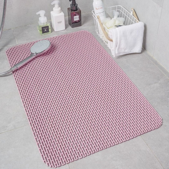 레디박스 잘라쓰는 욕실 현관 발코니 안전 미끄럼방지 매트 패드, 1개, 핑크