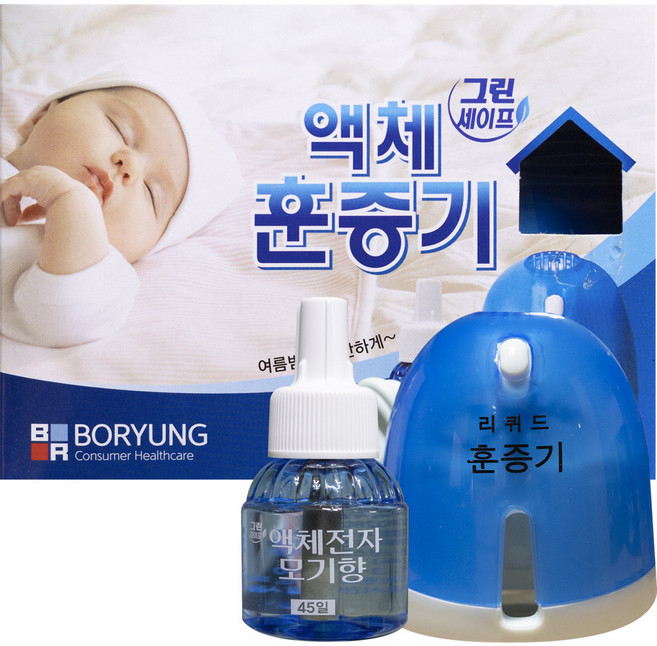 그린세이프 액체훈증기 + 액체모기향 세트, 1개