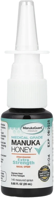 헁복하고 건강하세요 ManukaGuard 의료 등급 마누카 꿀 비강 스프레이 20ml(0.65fl oz) 늘 챙기셔야합니다, ManukaGuard의료등급마누카꿀비강스프레이20ml0 - 쿠팡