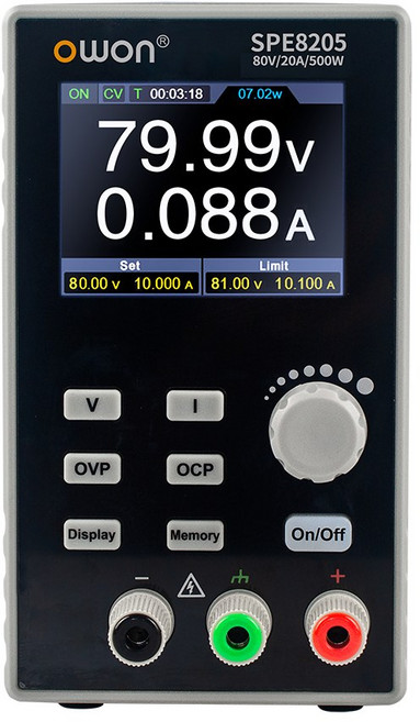 OWON SPE8205 單通道可程式設計電源 500W, SPE8105