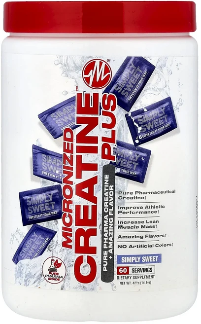 매우편하고 Metabolic Nutrition 미분화 Creatine Plus™ Simply Sweet 420g(14.8oz) 끝내주게잘나가는상품, MetabolicNutrition미분화CreatineP, 420g, 1개 - 쿠팡