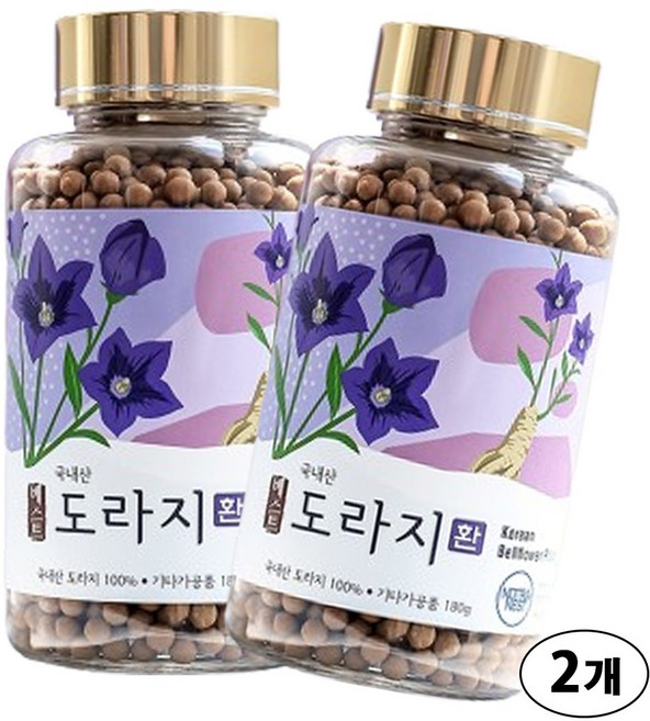 뉴트라네스트 베스트 도라지 환 국산 100%, 2개, 180g