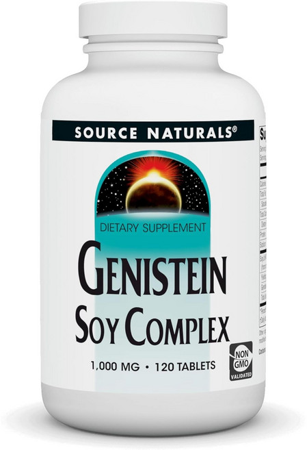 [120정] 소스내추럴스 제니스테인 소이 컴플렉스 1000mg 120정 대두 이소플라본 컴플렉스, 120정, 2개