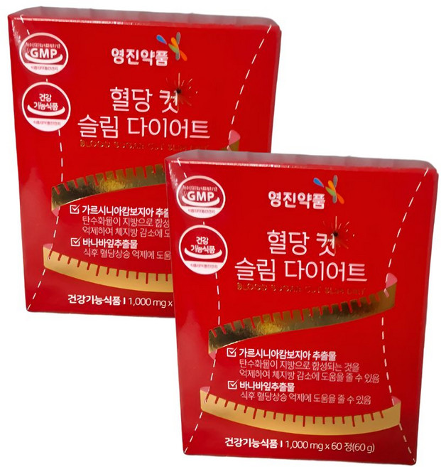 식약처인증 바나바잎추출물 혈당관리 다이어트 보조제 두달분, 60정, 2개
