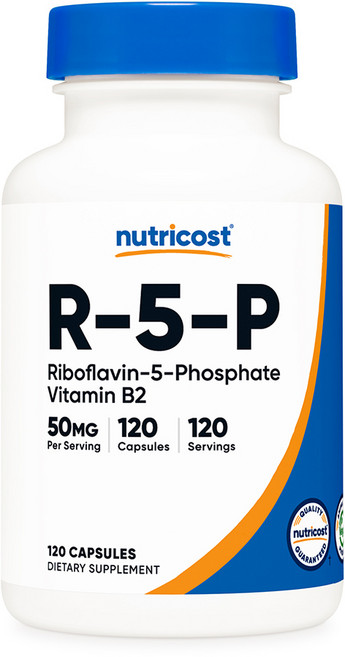뉴트리코스트 비타민B2 (R-5-P) 50MG 캡슐 120정 1병, 1개