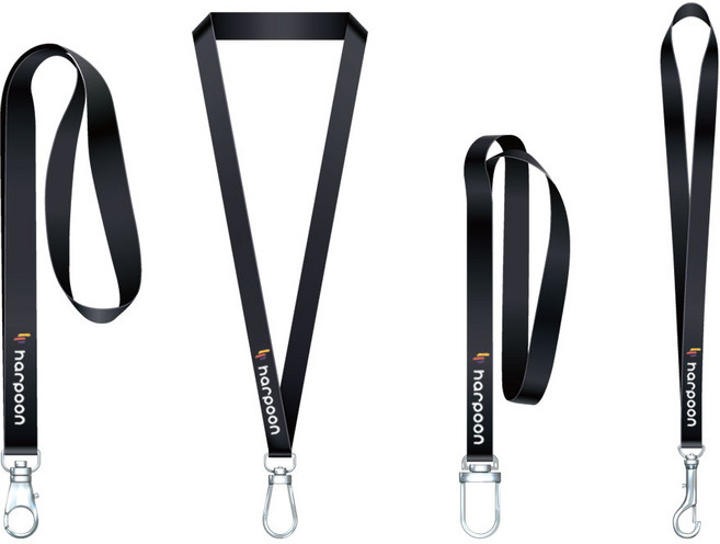 하푼 목걸이 핸드폰 폰 스트랩 줄 손목 숄더 고리, 색상, 블랙, 스마트폰용, 1개