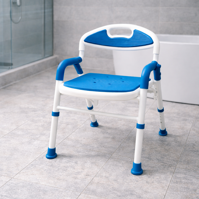 접이식 목욕의자 S-158 환자 노인케어 간병 미끄럼방지, 1개