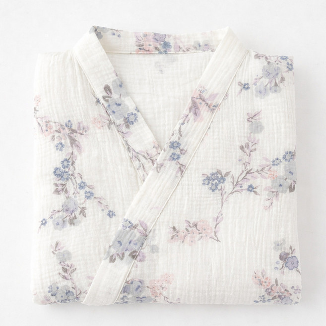 오르미 샤워 가운 순면 10종 가벼운 포근한 로프 잠옷 여행 골프