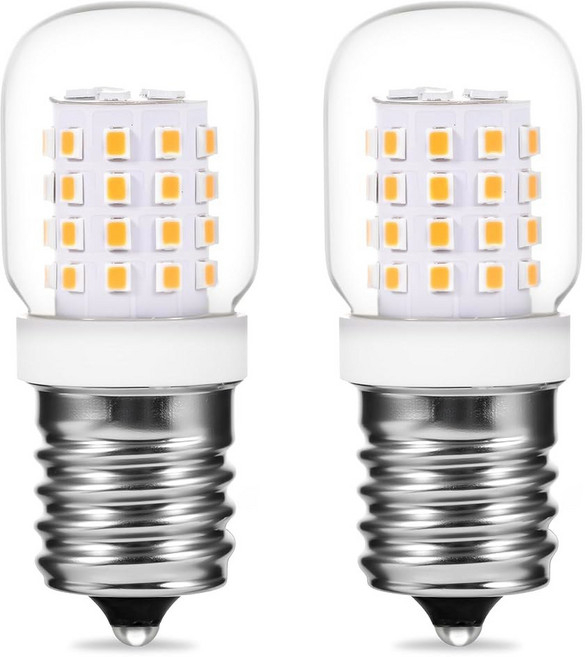 VYAOOMLI E17 LED 전자레인지 전구 언더 후드 3W 380LM 40W 백열등 125V 8206232A T7 냉장고 가전 오븐(웜 화이트 2팩), Warm White, 4 Pack