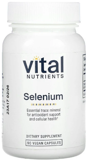 바이탈뉴트리언츠 셀레늄 200mcg Vital Nutrients 셀레니움 베지캡슐 90정, 1개 - 쿠팡