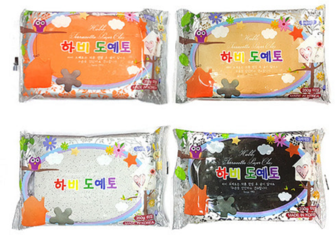 토단교재 하비도예토 350g 4종 낱개, 대리석, 1개