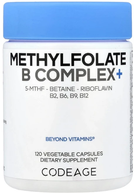코드에이지 비타민 메틸엽산 B 복합체 캡슐 120정, 1개 - 쿠팡