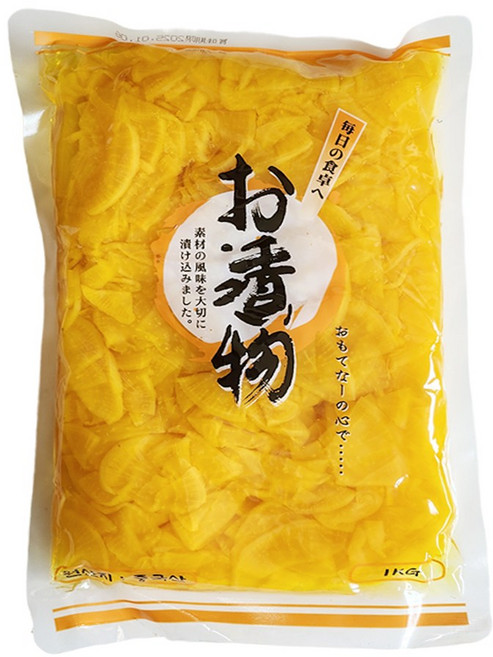 씨엘푸드 동경 슬라이스 반달 단무지, 1kg, 1개