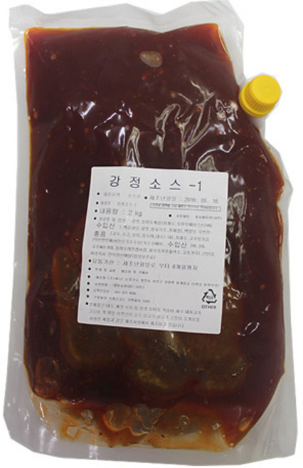 (무)(냉장)닭강정양념(소스텍 2kg), 1개, 2kg