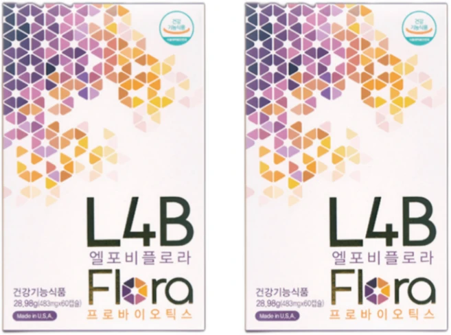 엘포비 플로라(L4b Flora) 60정 2박스 - 쿠팡