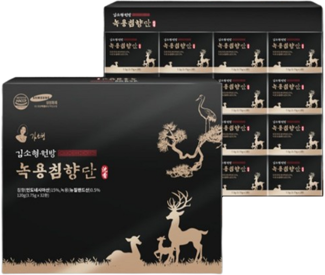 김소형원방 녹용침향단 침향환 산삼배양근 120g, 3.75g, 32개