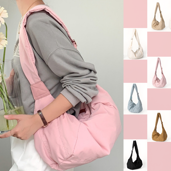 아드르 데일리백 나일론 해외여행 크로스 숄더 메신저 슬링 백 호보백 옆으로매는 가방