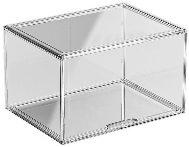 리빙픽 자석 개폐형 투명 쇼케이스 책 보관함, 1개, 클리어