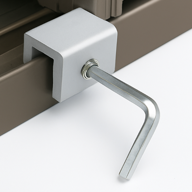 리빙프레소 스테인리스 창문 잠금 섀시스토퍼 어린이 안전 잠금장치 1구, 10개