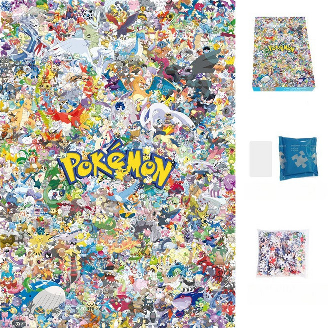 STPT 토이앤퍼즐 1000피스, A-030포켓몬스터 x1개