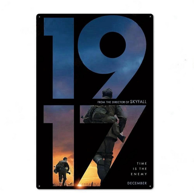 빈티지 금속 주석 표지판 깨는 영화 벽 아트 포스터 플레이트 벽장식 홈 필름 동굴 카페 클럽 차고 레트로, As The Picture 22, 20x30cm, 1개