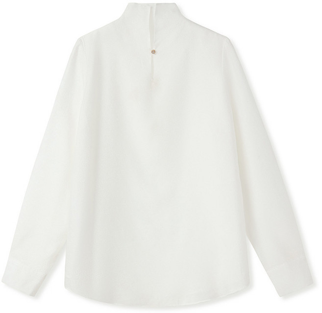 【國風輕奢】新中式上衣 女裝襯衫 春季襯衫 氣質襯衫 國風女裝 立領長袖 百搭通勤 春季新款 2026早春系列