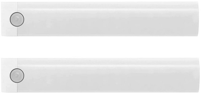 1+1 2배밝은 led 무선 센서등 현관 충전식 센서 조명 전등 조명등 센스등 현관등 모션 감지등 무선등 아파트 인테리어, 2개, 1세트, R99708C(화이트광 20cm