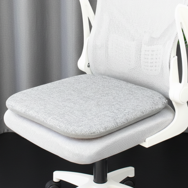 오래 앉아도 편안한 미끄럼방지 사무실 식탁의자 쿠션 메모리폼 방석