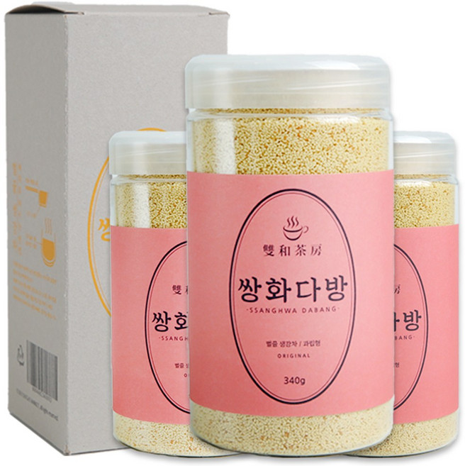 쌍화다방 벌꿀생강차, 340g, 1개입, 3개
