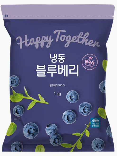 자연원 생활N 냉동 블루베리 1kgx1개
