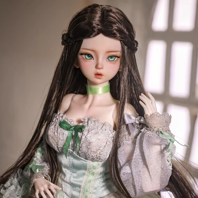 구체관절인형 40cm 인형바디 풀세트 구관 BJD 1/4 공주 피규어 41cm BB-127, 1개, 그린 의상 풀세트