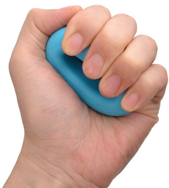 [휴대용]국산 악력기 미니 손목근력기 완력기 실리콘 남녀노소, 실리콘 악력기 블루