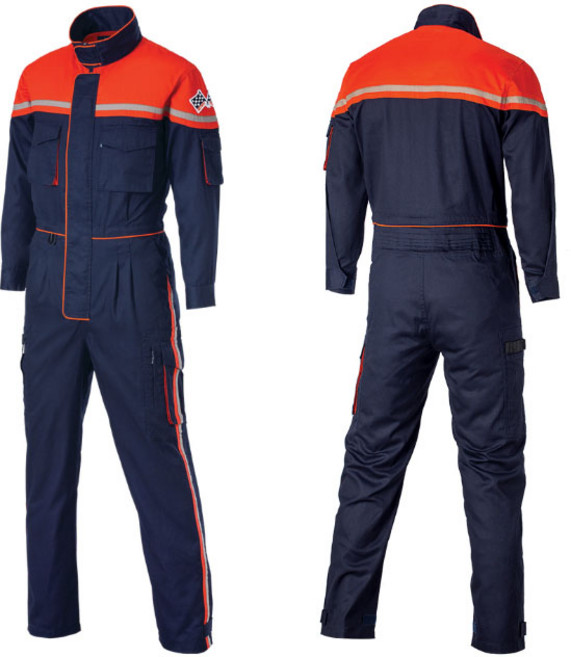 [ UA711NO ] 곤색/오렌지색/일체형/스즈끼복/스즈키/작업복/춘추복/봄/춘계/카센터/카센타/자동차/정비복