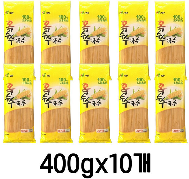<수란유통> 가원 옥수수국수 400g, 10개