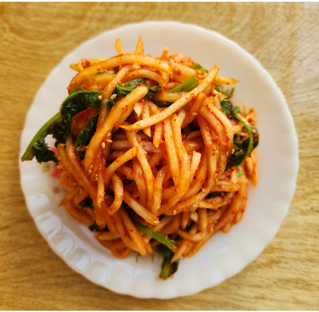 전주보다식품 맛있는 국산 전라도 무생채김치 1kg, 1개