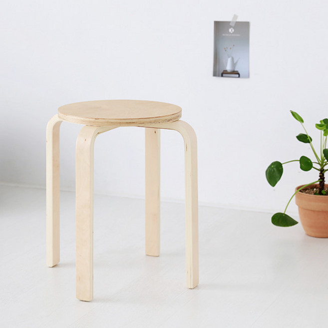 마켓비 OLIVER 스툴, 버치, 1개