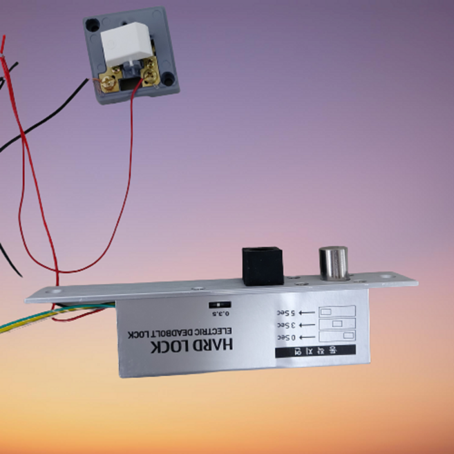 출입보안관 정품인증 락타임조절기능 데드볼트 아파트 출입문 유리문용 GD-3000 12V 24V