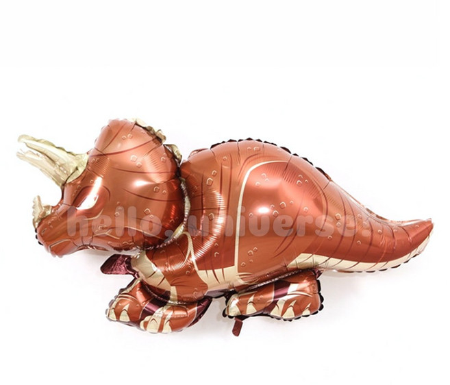 헬로유니버스 공룡풍선 생일파티용품 파티풍선 생일풍선, 트리케라톱스