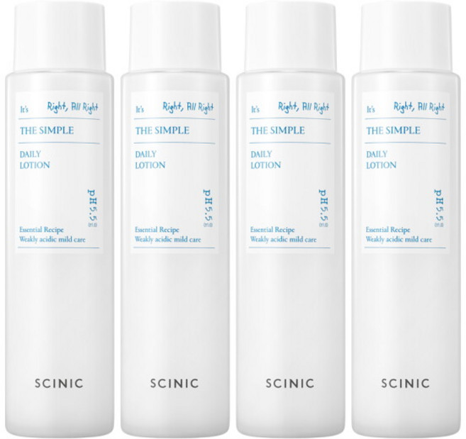 [싸이닉] 더 심플 데일리 로션 145ml 4개