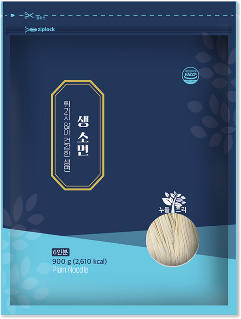 [넉넉한6인분] 누들트리 진짜 맛있는 생소면 국수소면 옛날국수, 900g, 1개